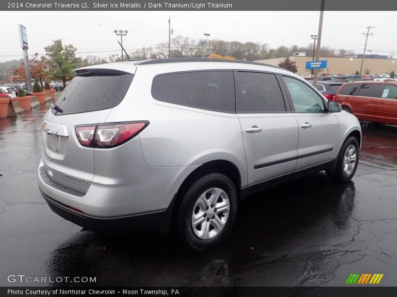 Silver Ice Metallic / Dark Titanium/Light Titanium 2014 Chevrolet Traverse LS