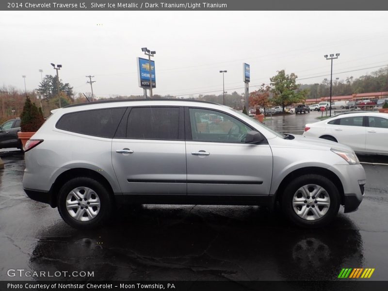 Silver Ice Metallic / Dark Titanium/Light Titanium 2014 Chevrolet Traverse LS