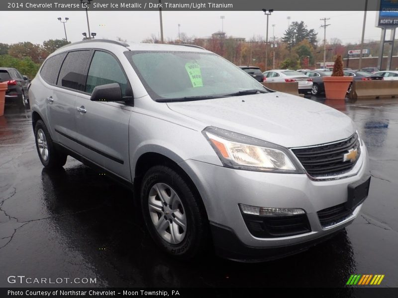 Silver Ice Metallic / Dark Titanium/Light Titanium 2014 Chevrolet Traverse LS
