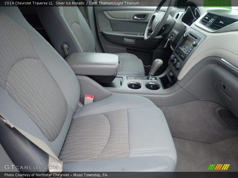 Silver Ice Metallic / Dark Titanium/Light Titanium 2014 Chevrolet Traverse LS