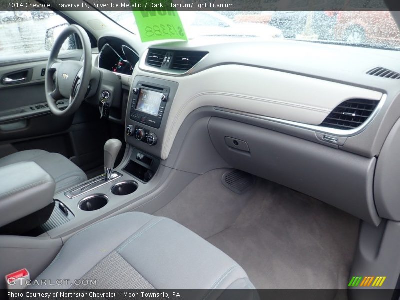 Silver Ice Metallic / Dark Titanium/Light Titanium 2014 Chevrolet Traverse LS