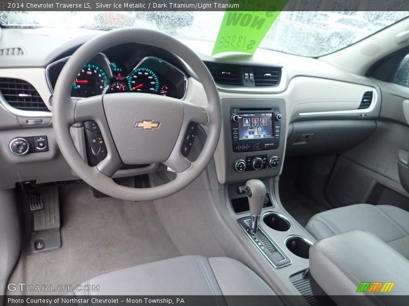 Silver Ice Metallic / Dark Titanium/Light Titanium 2014 Chevrolet Traverse LS