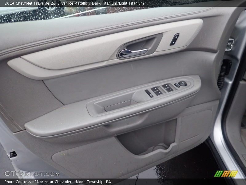 Silver Ice Metallic / Dark Titanium/Light Titanium 2014 Chevrolet Traverse LS