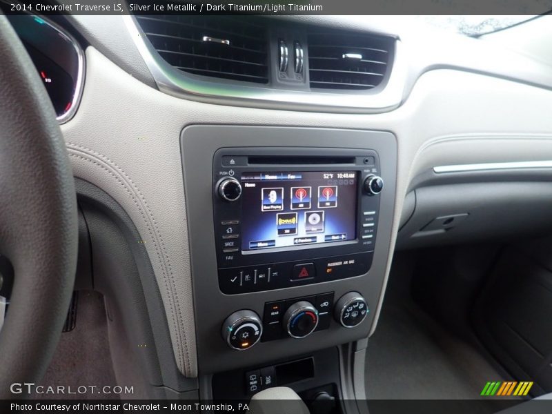 Silver Ice Metallic / Dark Titanium/Light Titanium 2014 Chevrolet Traverse LS