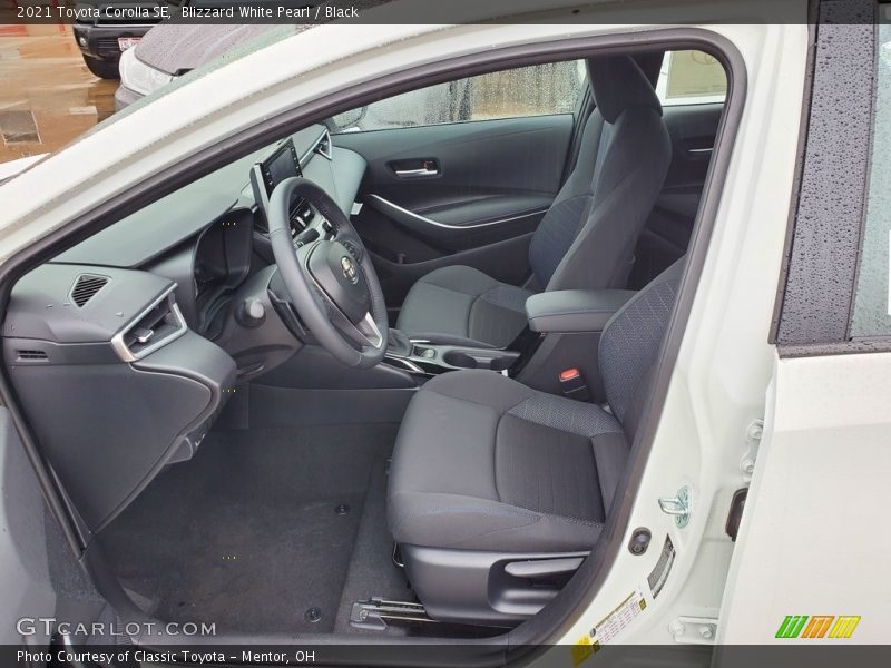  2021 Corolla SE Black Interior