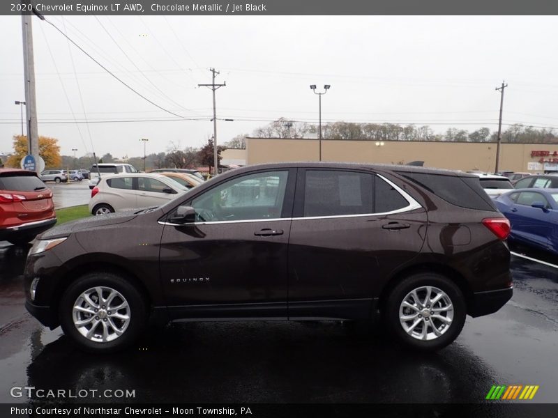 Chocolate Metallic / Jet Black 2020 Chevrolet Equinox LT AWD