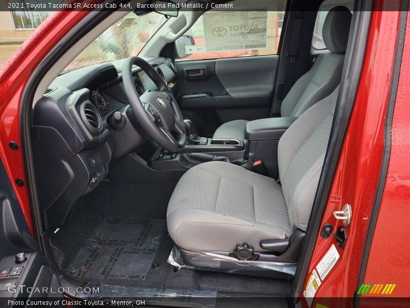 Barcelona Red Metallic / Cement 2021 Toyota Tacoma SR Access Cab 4x4