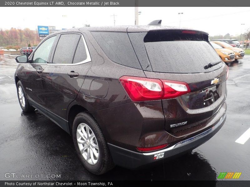 Chocolate Metallic / Jet Black 2020 Chevrolet Equinox LT AWD