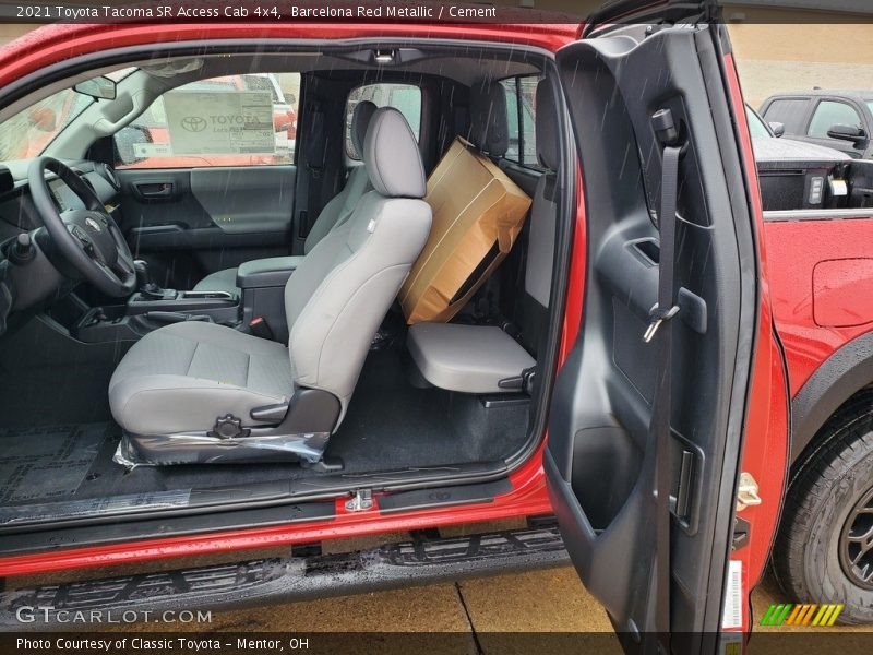Barcelona Red Metallic / Cement 2021 Toyota Tacoma SR Access Cab 4x4
