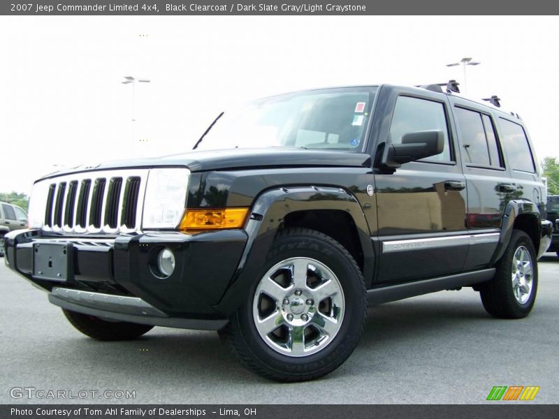 Black Clearcoat / Dark Slate Gray/Light Graystone 2007 Jeep Commander Limited 4x4