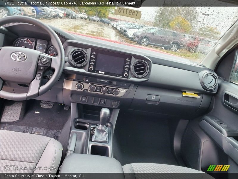 Barcelona Red Metallic / Cement 2021 Toyota Tacoma SR Access Cab 4x4