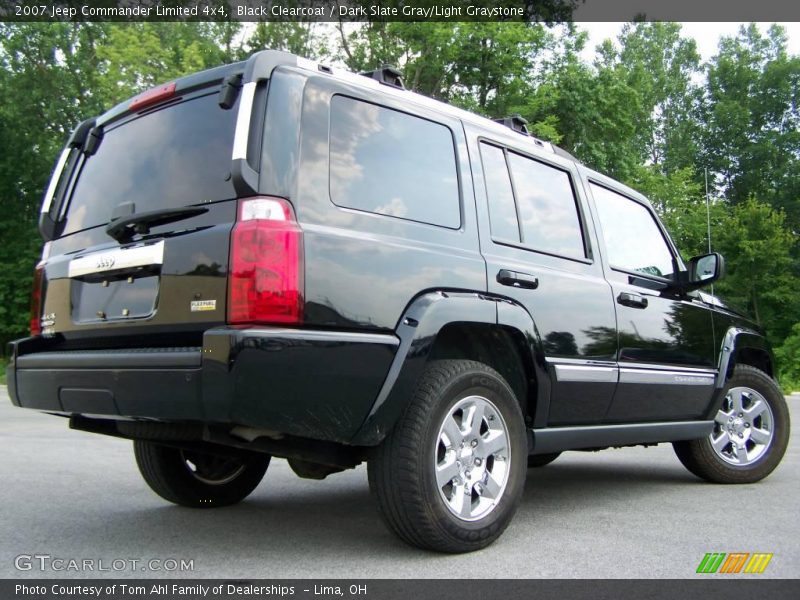 Black Clearcoat / Dark Slate Gray/Light Graystone 2007 Jeep Commander Limited 4x4