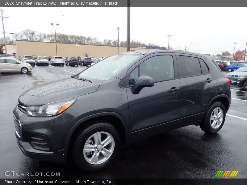 Nightfall Gray Metallic / Jet Black 2020 Chevrolet Trax LS AWD