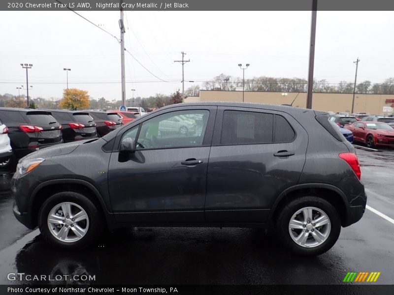 Nightfall Gray Metallic / Jet Black 2020 Chevrolet Trax LS AWD