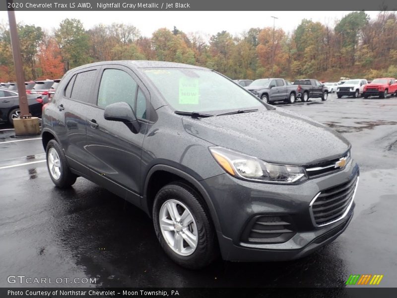 Nightfall Gray Metallic / Jet Black 2020 Chevrolet Trax LS AWD