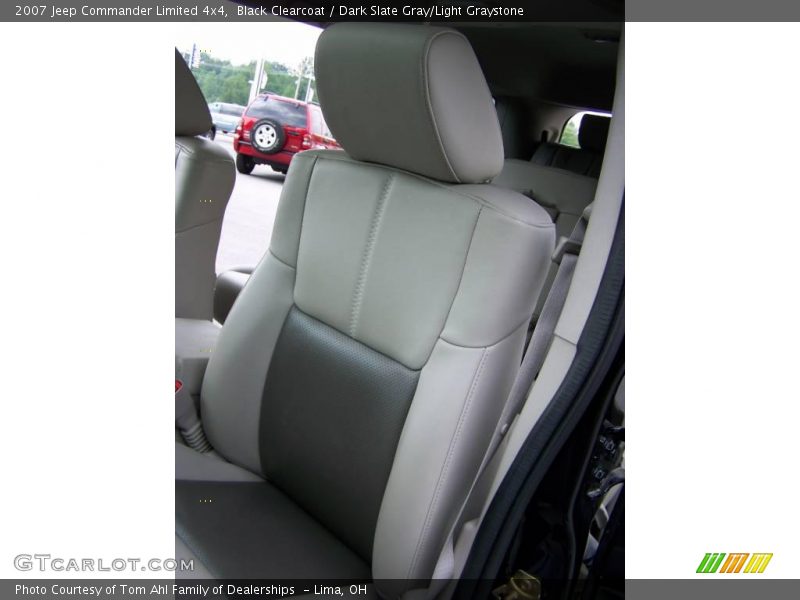 Black Clearcoat / Dark Slate Gray/Light Graystone 2007 Jeep Commander Limited 4x4