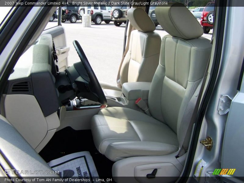Bright Silver Metallic / Dark Slate Gray/Light Graystone 2007 Jeep Commander Limited 4x4