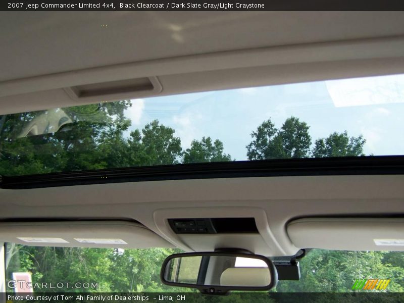 Black Clearcoat / Dark Slate Gray/Light Graystone 2007 Jeep Commander Limited 4x4