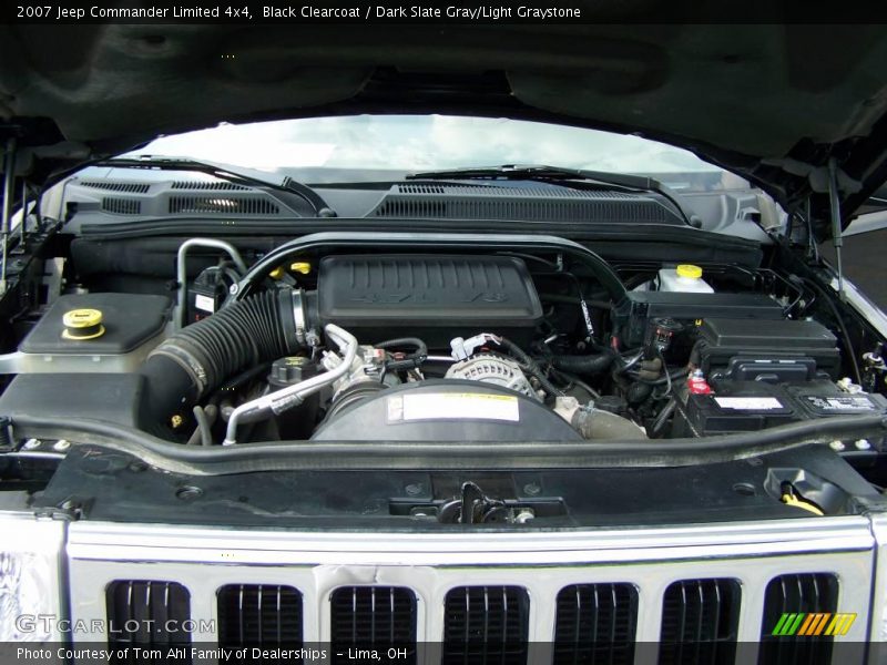Black Clearcoat / Dark Slate Gray/Light Graystone 2007 Jeep Commander Limited 4x4