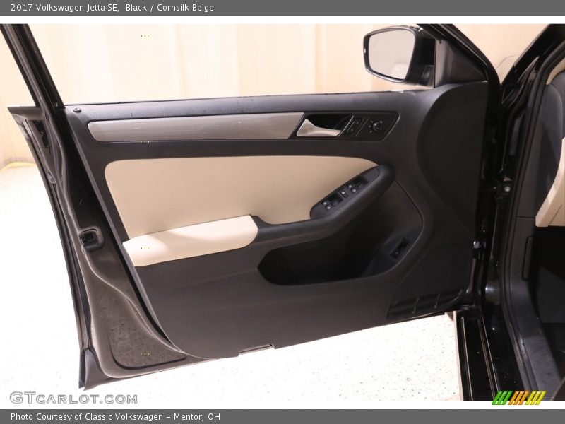 Black / Cornsilk Beige 2017 Volkswagen Jetta SE