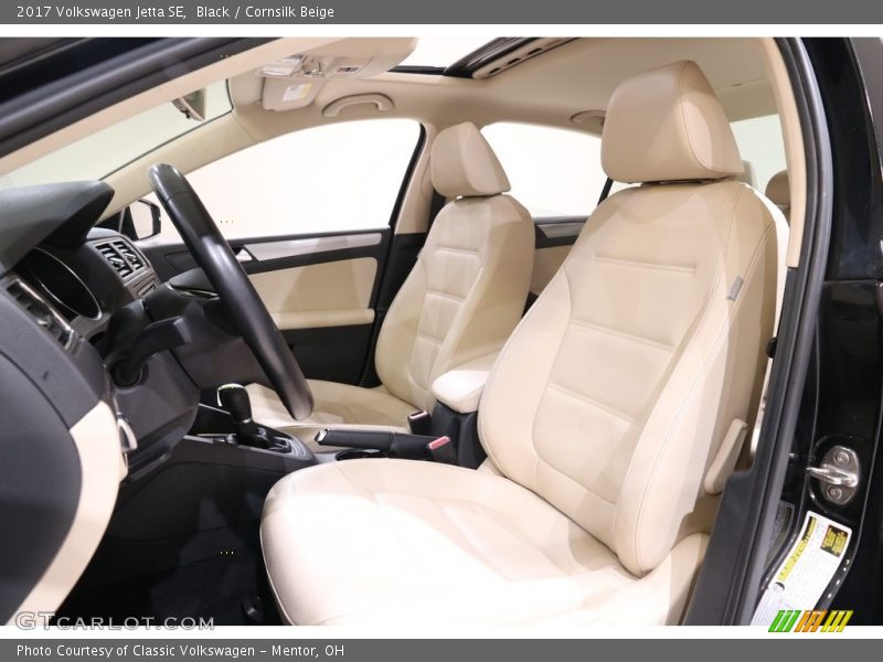 Black / Cornsilk Beige 2017 Volkswagen Jetta SE