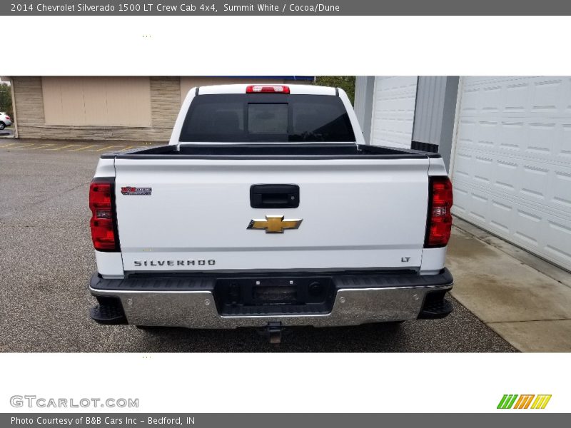 Summit White / Cocoa/Dune 2014 Chevrolet Silverado 1500 LT Crew Cab 4x4
