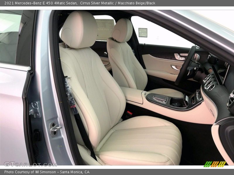 Front Seat of 2021 E 450 4Matic Sedan