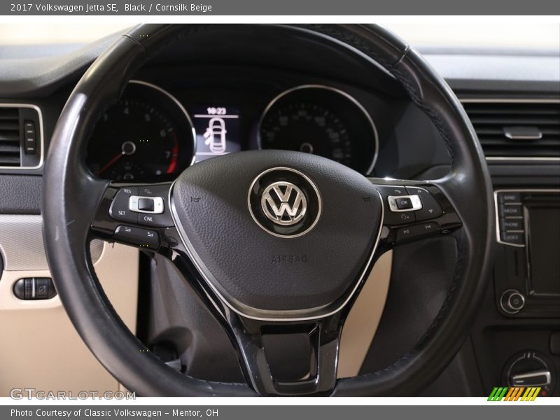 Black / Cornsilk Beige 2017 Volkswagen Jetta SE
