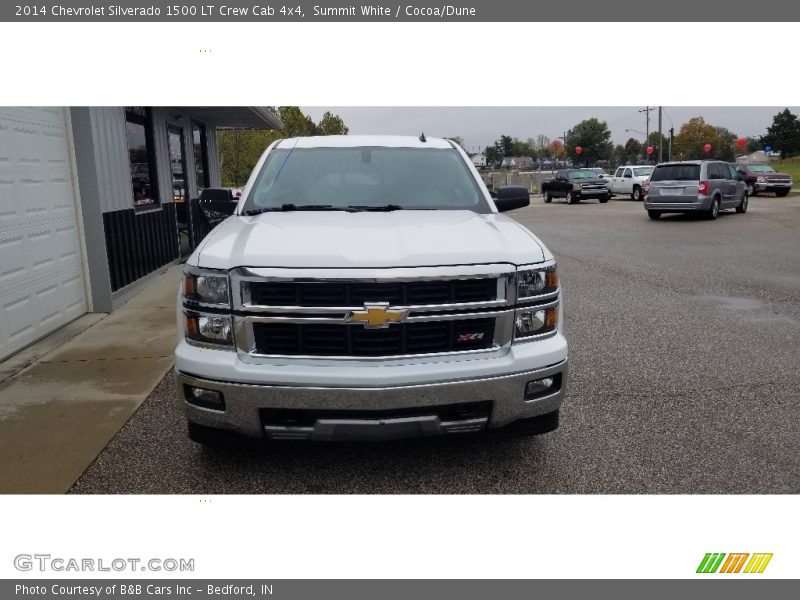 Summit White / Cocoa/Dune 2014 Chevrolet Silverado 1500 LT Crew Cab 4x4