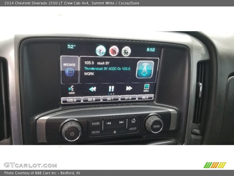 Summit White / Cocoa/Dune 2014 Chevrolet Silverado 1500 LT Crew Cab 4x4