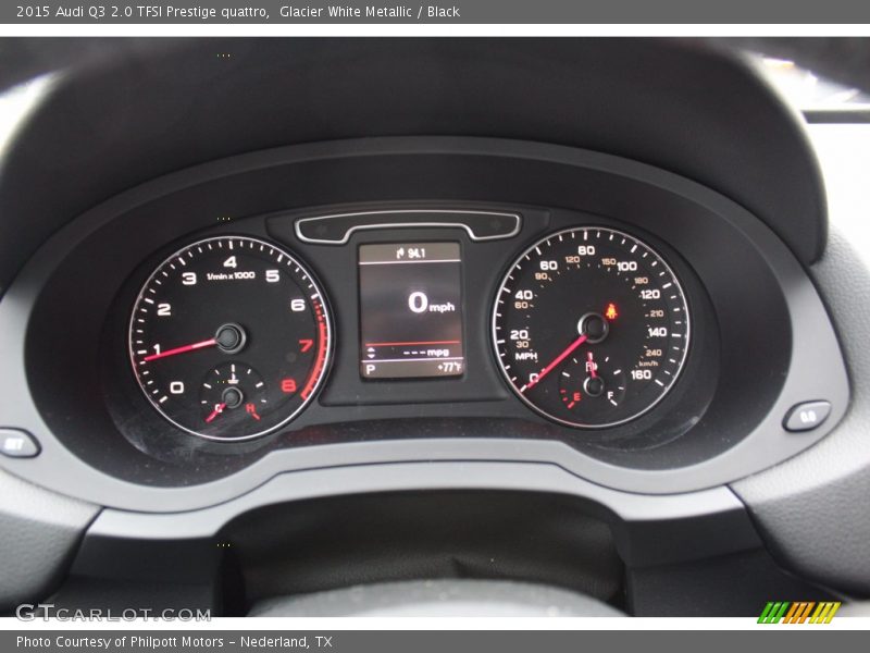 Glacier White Metallic / Black 2015 Audi Q3 2.0 TFSI Prestige quattro