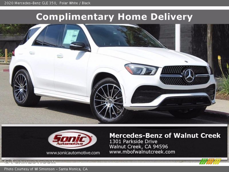 Polar White / Black 2020 Mercedes-Benz GLE 350
