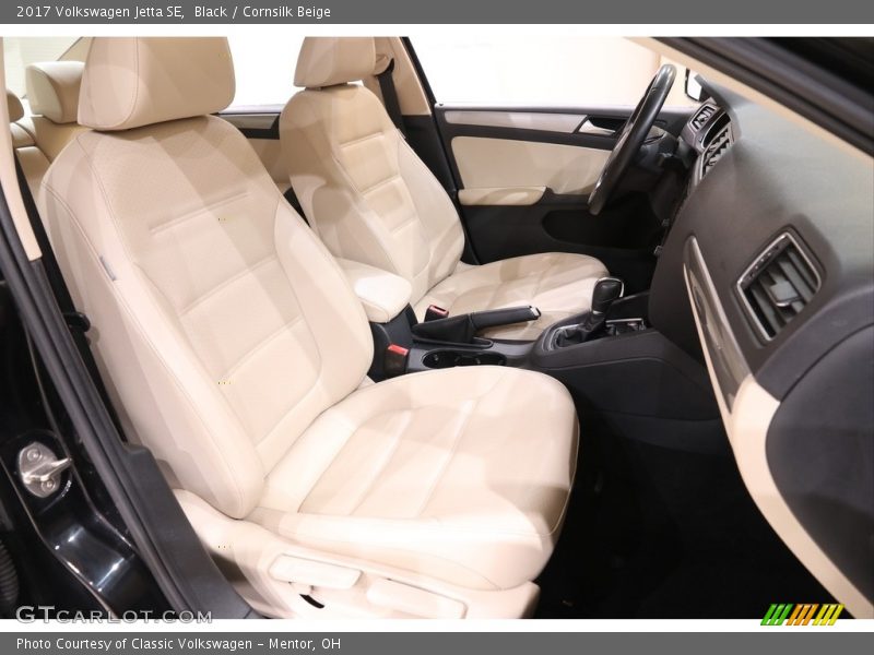 Black / Cornsilk Beige 2017 Volkswagen Jetta SE
