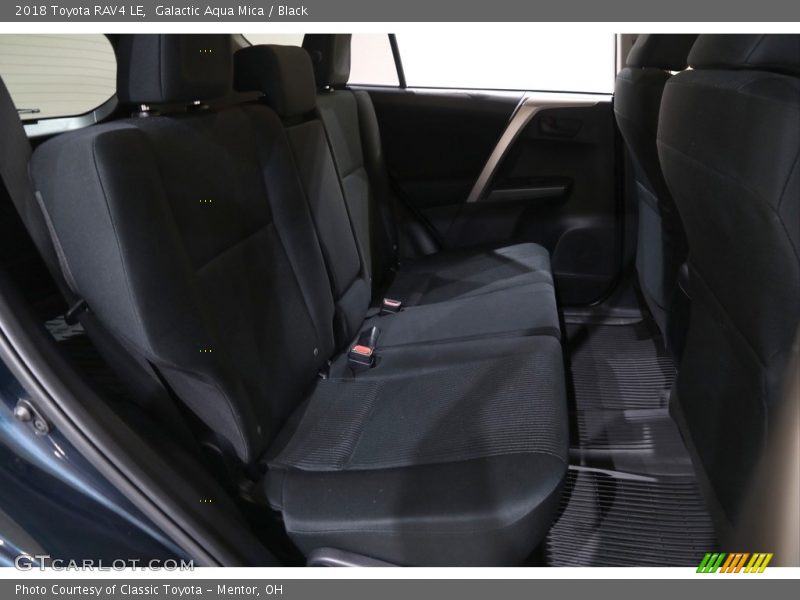 Galactic Aqua Mica / Black 2018 Toyota RAV4 LE