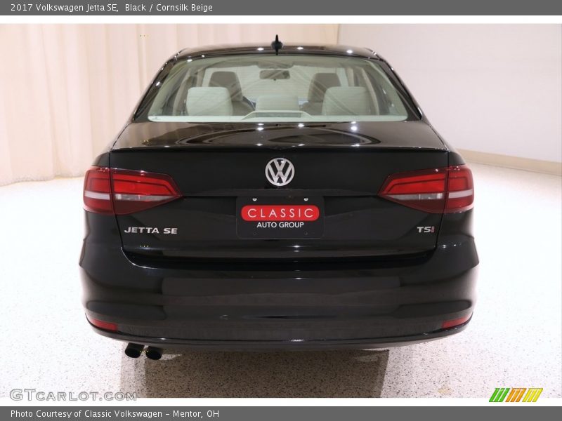 Black / Cornsilk Beige 2017 Volkswagen Jetta SE