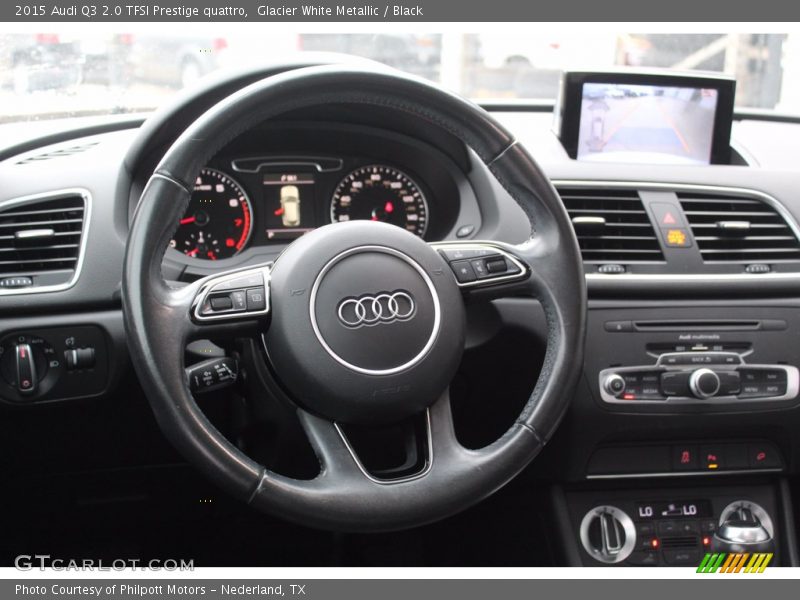Glacier White Metallic / Black 2015 Audi Q3 2.0 TFSI Prestige quattro