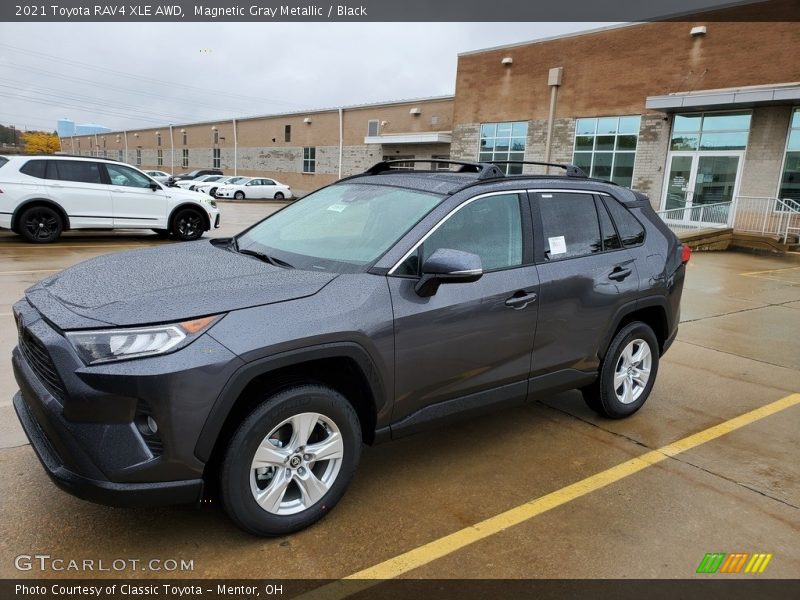 Magnetic Gray Metallic / Black 2021 Toyota RAV4 XLE AWD