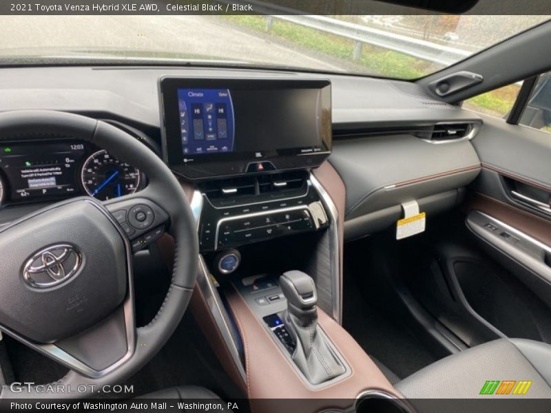 Celestial Black / Black 2021 Toyota Venza Hybrid XLE AWD