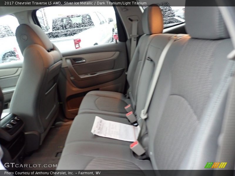 Silver Ice Metallic / Dark Titanium/Light Titanium 2017 Chevrolet Traverse LS AWD