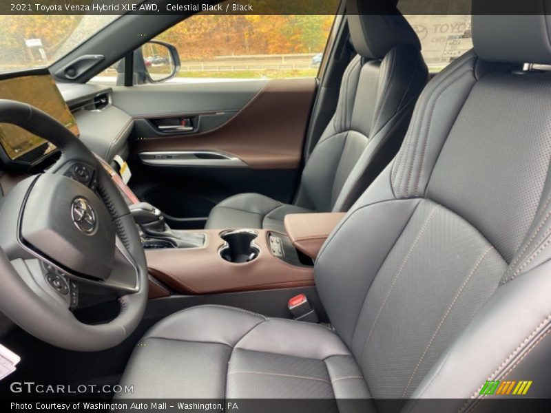 Celestial Black / Black 2021 Toyota Venza Hybrid XLE AWD