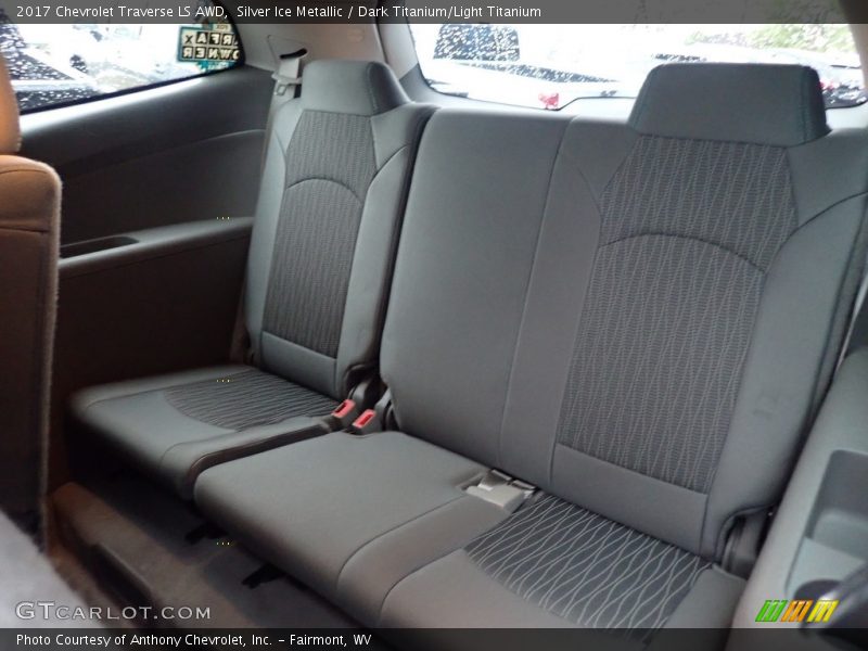 Silver Ice Metallic / Dark Titanium/Light Titanium 2017 Chevrolet Traverse LS AWD