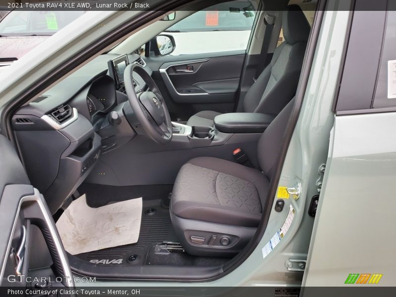 Lunar Rock / Black 2021 Toyota RAV4 XLE AWD