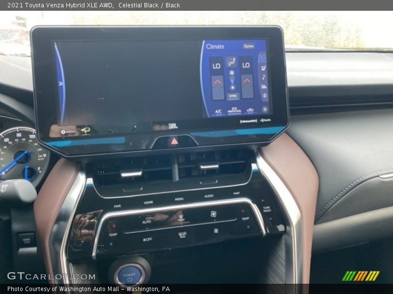Celestial Black / Black 2021 Toyota Venza Hybrid XLE AWD