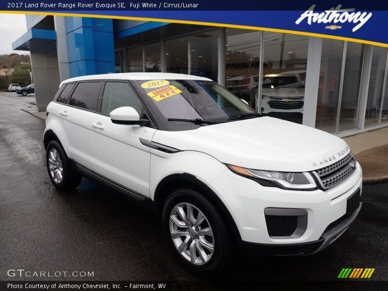 Fuji White / Cirrus/Lunar 2017 Land Rover Range Rover Evoque SE