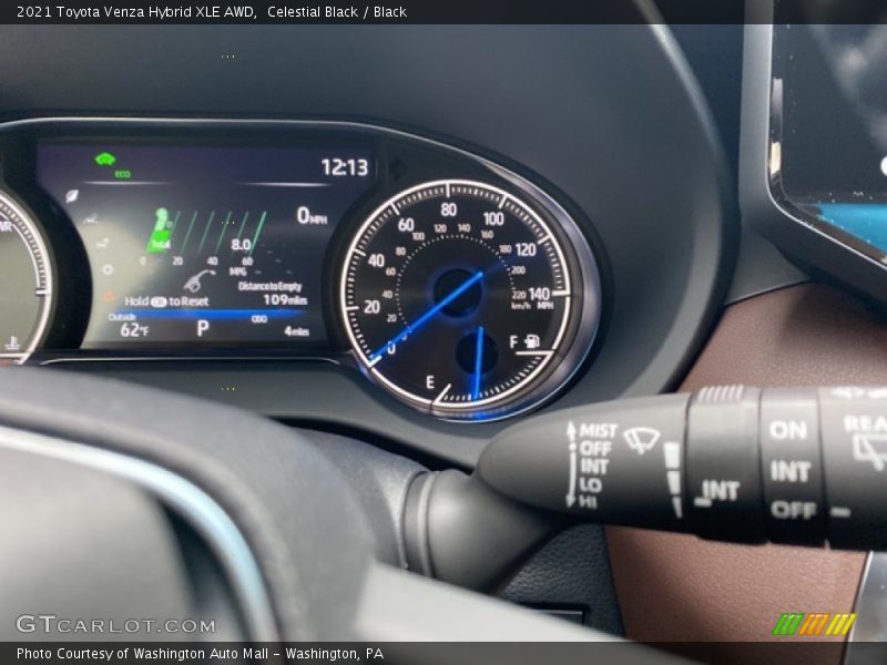 Celestial Black / Black 2021 Toyota Venza Hybrid XLE AWD