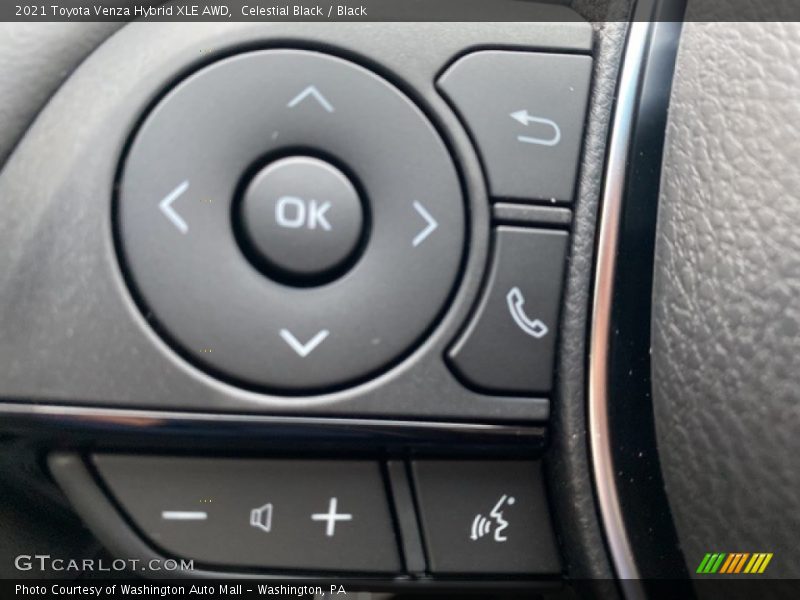 Celestial Black / Black 2021 Toyota Venza Hybrid XLE AWD