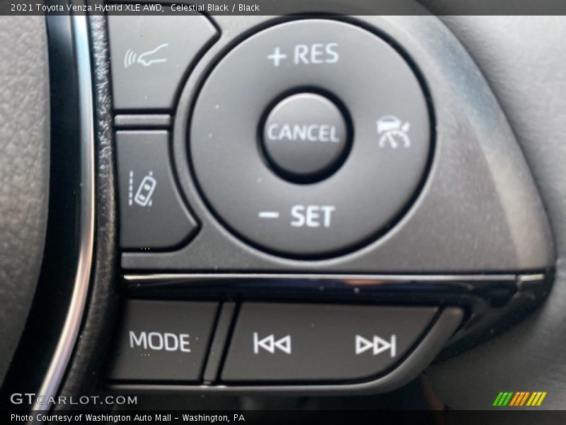 Celestial Black / Black 2021 Toyota Venza Hybrid XLE AWD