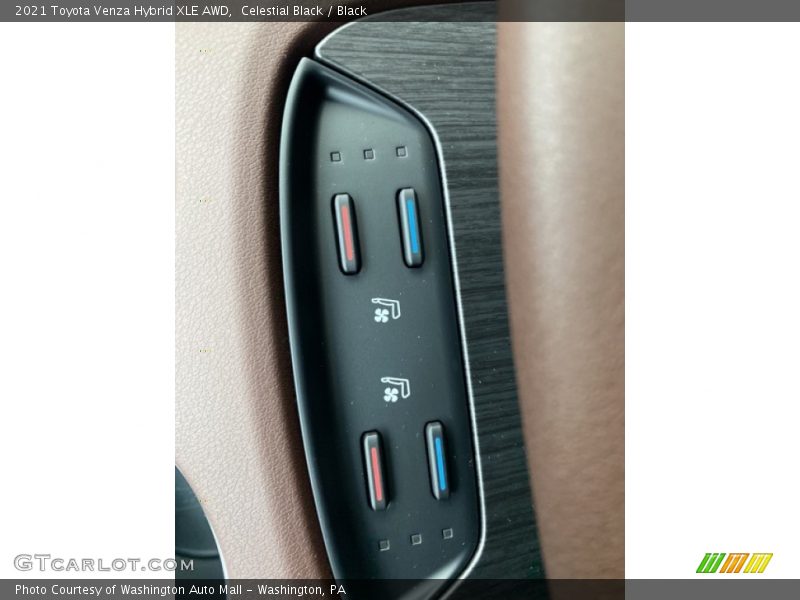 Celestial Black / Black 2021 Toyota Venza Hybrid XLE AWD