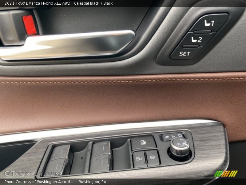 Celestial Black / Black 2021 Toyota Venza Hybrid XLE AWD
