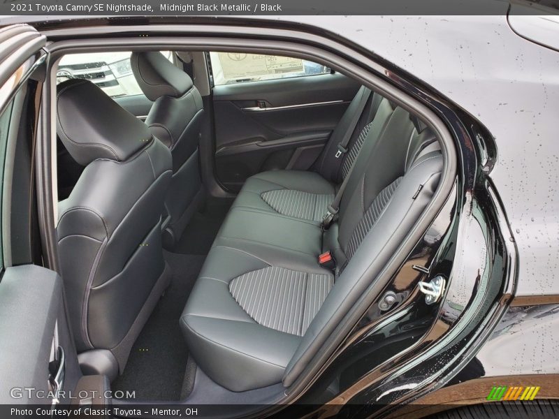 Rear Seat of 2021 Camry SE Nightshade